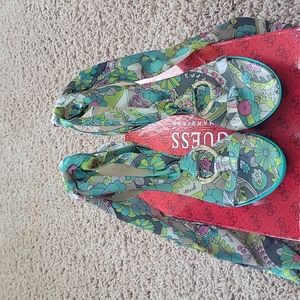 Guess ankle tie shoes